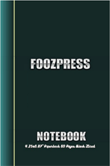 Foozpress pocket Notebook