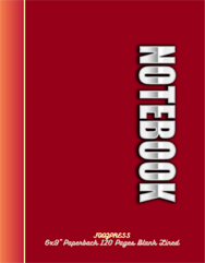 FOOZPRESS Notebook 6x9 Paperback 120 pages