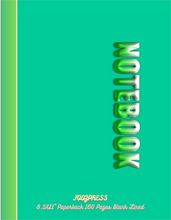 FOOZPRESS Notebook 8.5x11 Paperback 160 pages