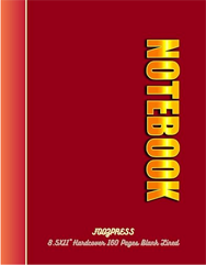 FOOZPRESS Notebook 8.5x11 Hardcover 160 pages