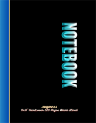 FOOZPRESS Notebook 6x9 Hardcover 120 pages