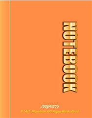 FOOZPRESS Notebook 8.5x11 Paperback 160 pages