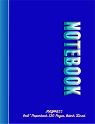 FOOZPRESS Notebook 6x9 Paperback 120 pages