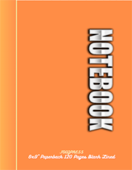 FOOZPRESS Notebook 6x9 Paperback 120 pages