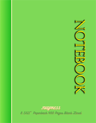 FOOZPRESS Notebook 8.5x11 Paperback 460 pages