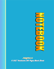 FOOZPRESS Notebook 8.5x11 Hardcover 160 pages