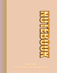 FOOZPRESS Notebook 8.5x11 Paperback 460 pages