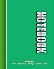 FOOZPRESS Notebook 6x9 Paperback 120 pages