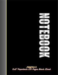 FOOZPRESS Notebook 6x9 Paperback 120 pages