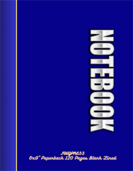 FOOZPRESS Notebook 6x9 Paperback 120 pages