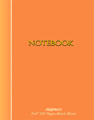 FOOZPRESS Notebook 6x9 Paperback 120 pages